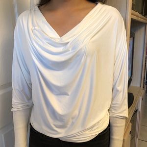 Long sleeve white blouse